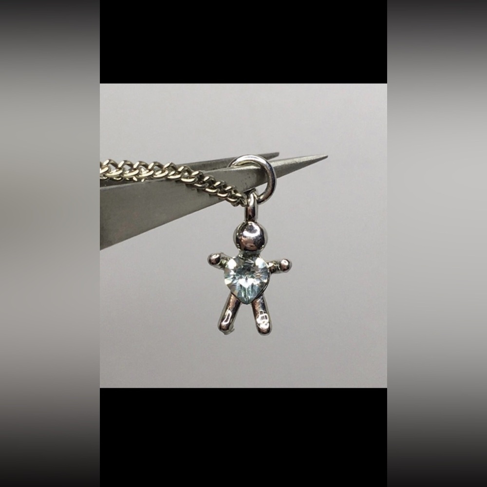 Vintage 24" baby boy Necklace